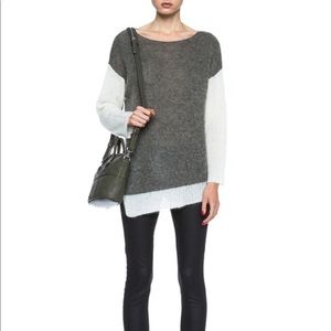 helmut lang • brushed alpaca-blend pullover